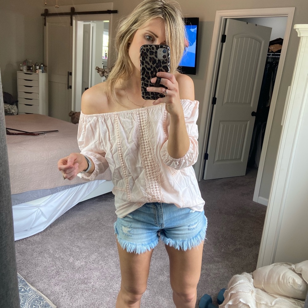 Off the shoulder blouse